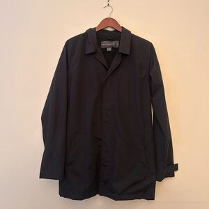 french connection black light jacket trench